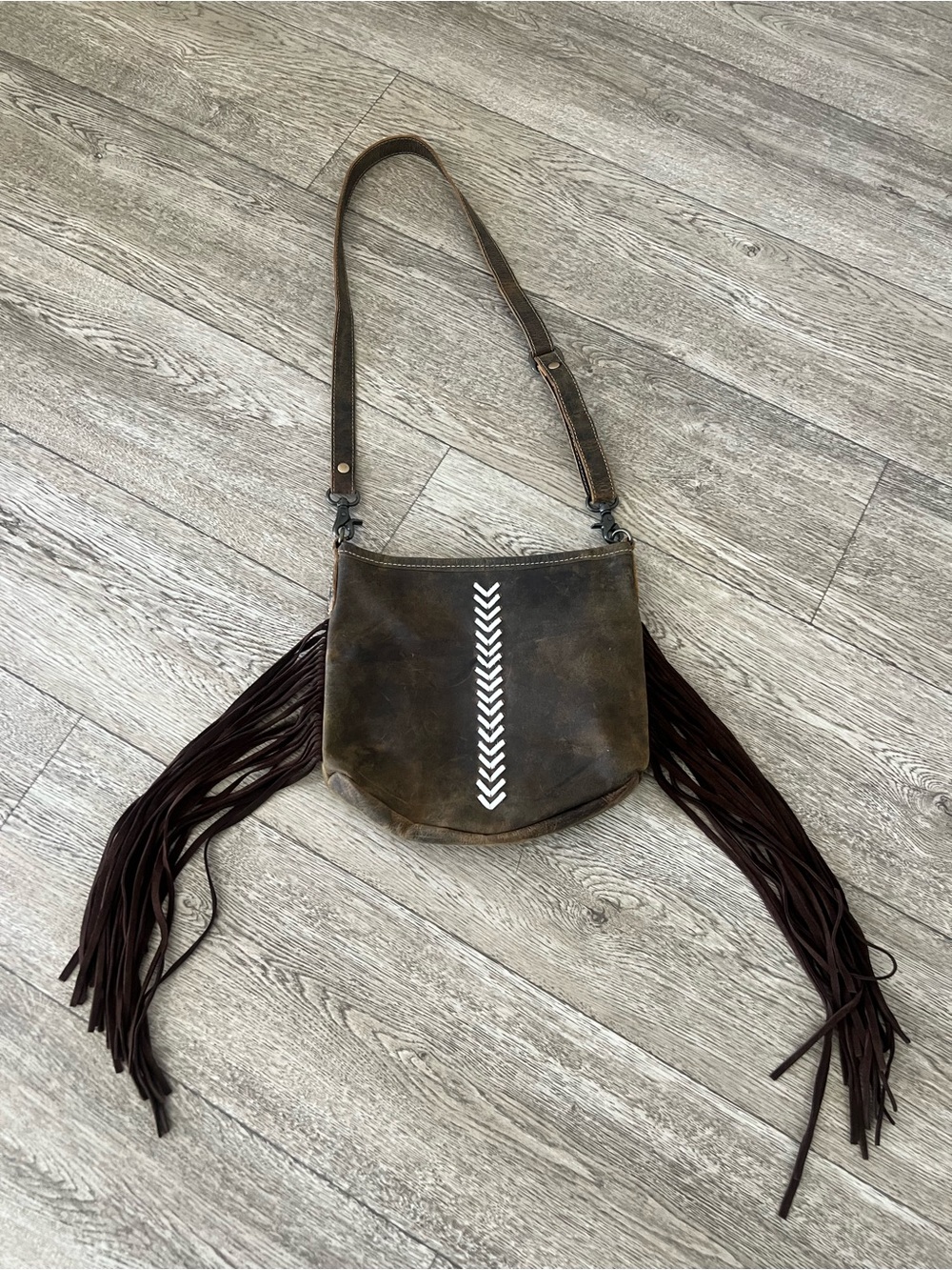 Myra Bag leather fringe crossbody